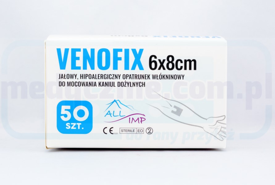 Пластир венфлоновий VENOFIX 6*8см 50шт